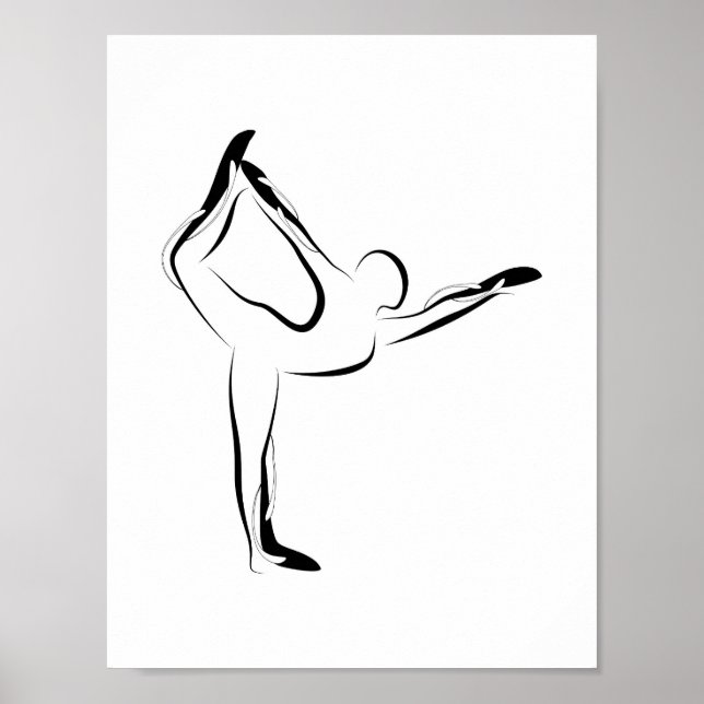 Affiche de yoga (Devant)