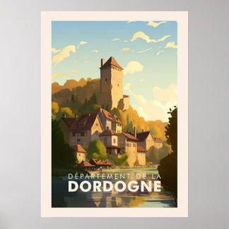 Affiche - Département de la dordogne - 24