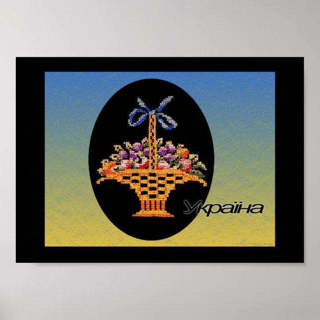 Affiche des arts populaires ukrainiens (Devant)