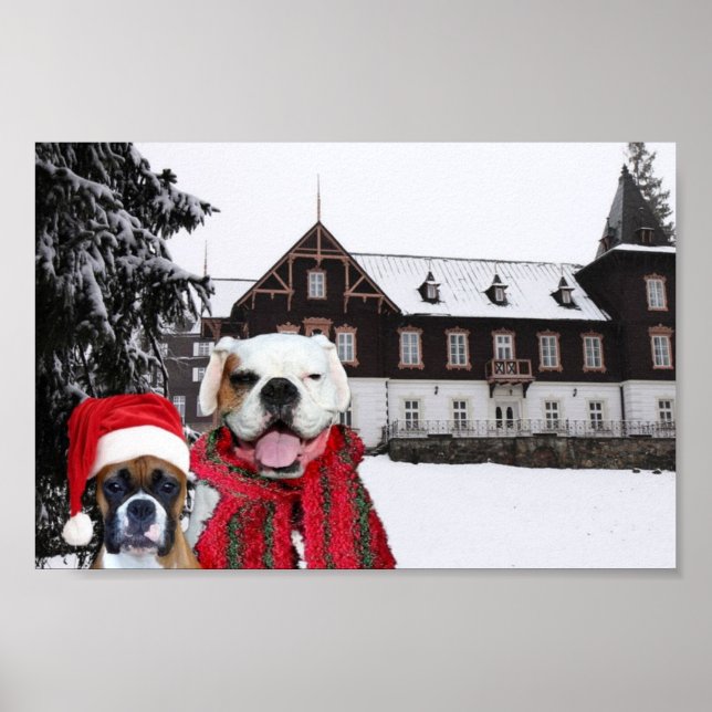 Affiche des boîtes de Noël (Devant)