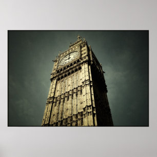 Affiche des Chambres du Parlement de Londres