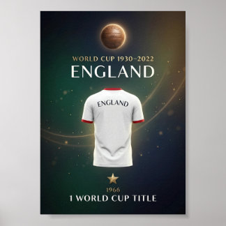 Affiche des Champions du Monde d'Angleterre | Vict