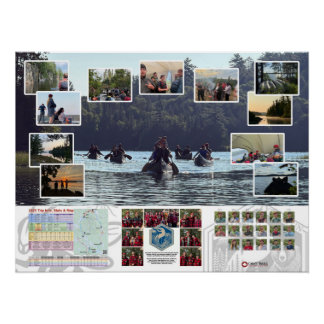 Affiche des Circuits en canot 2025 Voyage au Canad