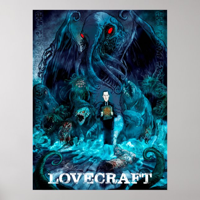 Affiche des créations de Lovecraft (Devant)
