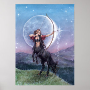 Affiche des étoiles de tir