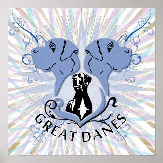 Affiche des Grands Danois (Devant)