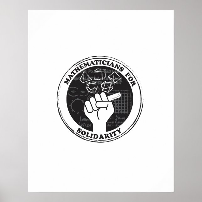 Affiche des mathématiciens pour la solidarité (Devant)