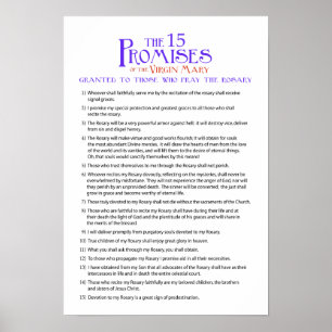 Affiche des Quinze Rosaires