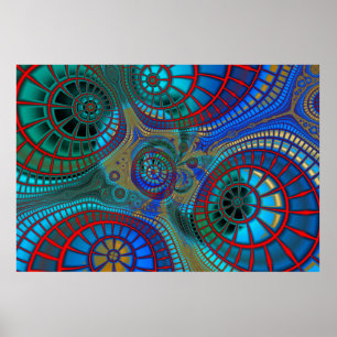 affiche des roues à énergie