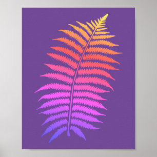 affiche design nature mur art coloré