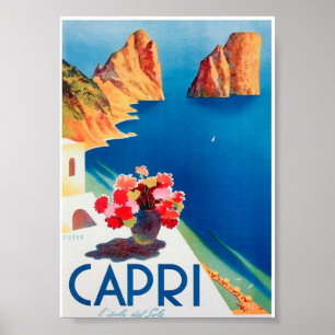Affiche - Destinations de vacances Capri