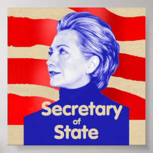 Affiche d'État Hillary
