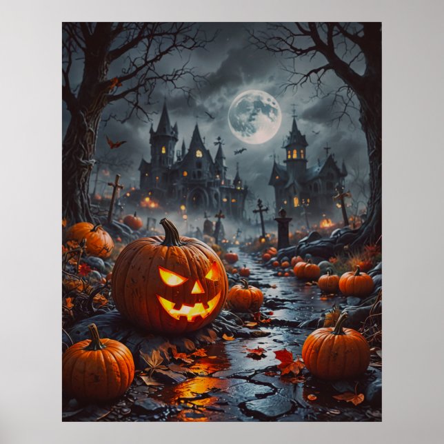 Affiche d'Halloween (Devant)