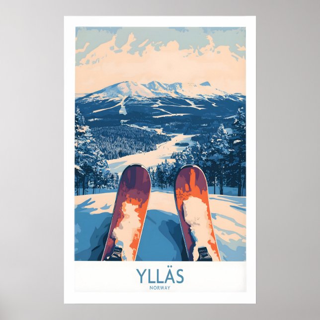 Affiche d'hiver Ylläs 1 (Devant)