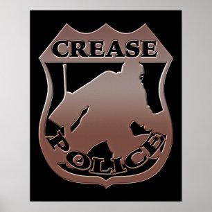 Affiche d'hockey de police de pli