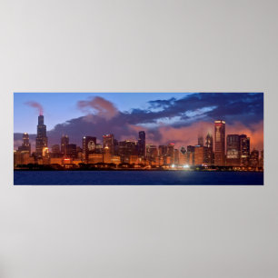Affiche d'horizon de Chicago