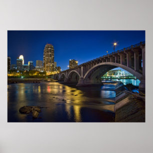 Affiche d'horizon de Minneapolis