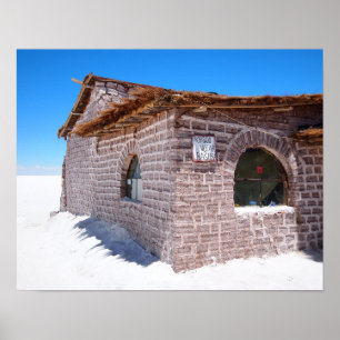 Affiche d'hôtel de sel d'Uyuni