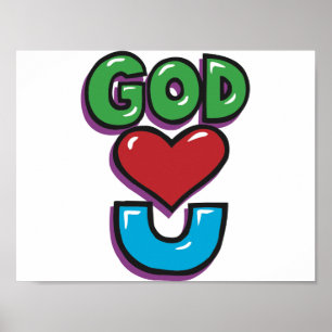 Affiche Dieu Vous Aime