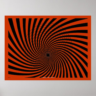 AFFICHE D'ILLUSION OPTIQUE I