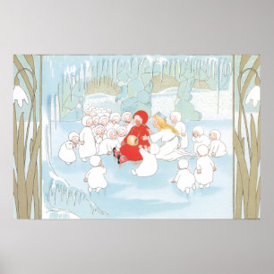 Affiche d'illustration vintage de Sibylle Von Olfe