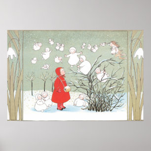 Affiche d'illustration vintage par Sibylle Von Olf