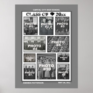 Affiche d'images du collage 10 de photo