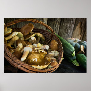 Affiche d'impression de nature morte de nourriture