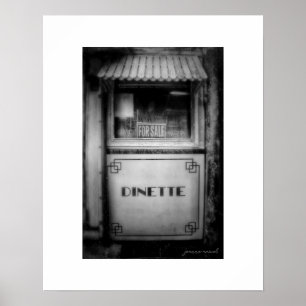 Affiche d'impression du Crosser Diner Lisbon Ohio