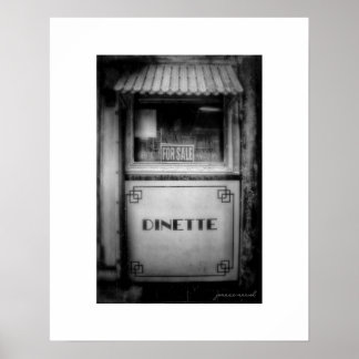Affiche d'impression du Crosser Diner Lisbon Ohio
