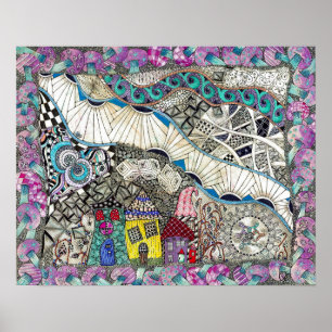 Affiche d'isolement de Covid-19