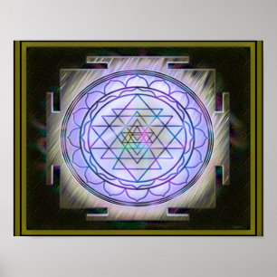 Affiche divine de Sri Yantra13
