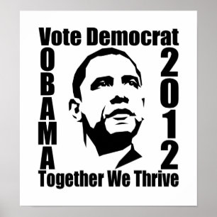Affiche d'OBAMA 2012