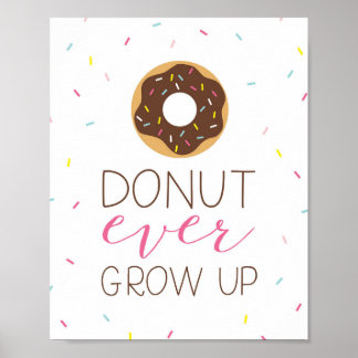 Affiche Donut à jamais jeune