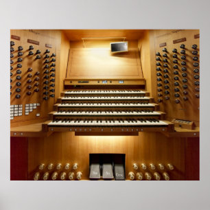 Affiche d'orgue de Shanghai