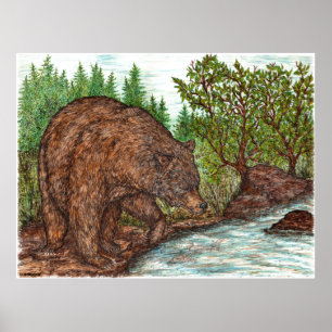 Affiche d'ours