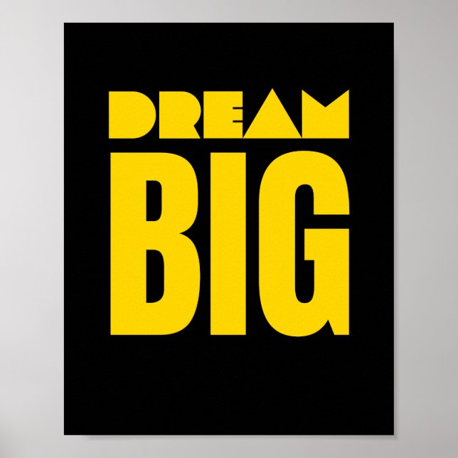 Affiche Dream Big Inspiration (Devant)