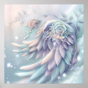 Affiche Dreamy Christmas Angel Wings