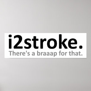 Affiche drôle i2stroke
