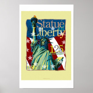 Affiche du 125e anniversaire de la Statue de la Li