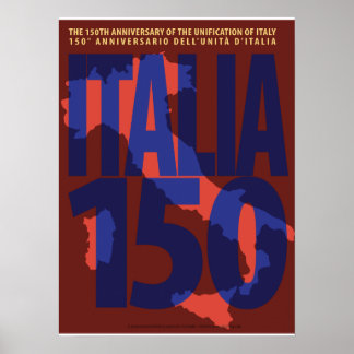 Affiche du 150e anniversaire de l'unification de l