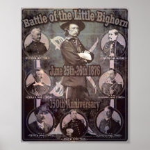 Affiche du 7e de cavalerie de Little Big Horn