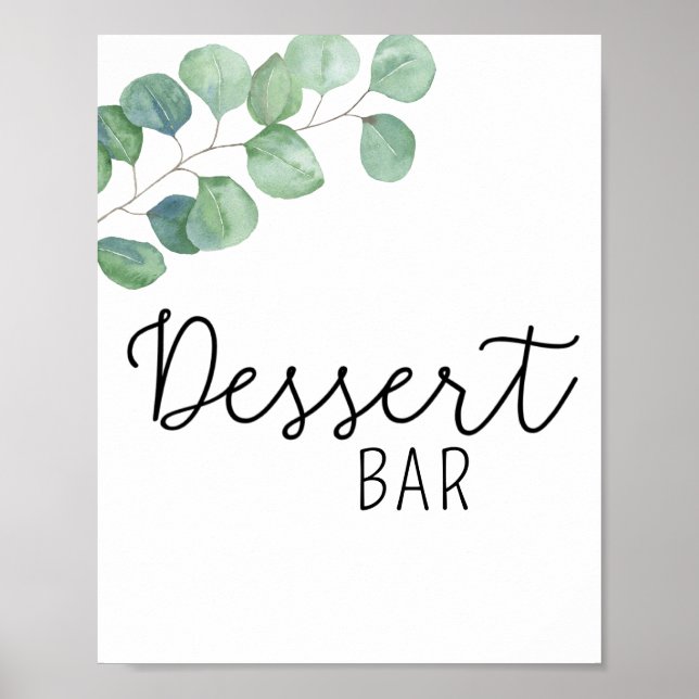 Affiche du bar à desserts Eucalyptus (Devant)