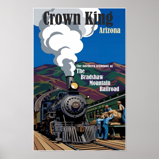 Affiche du Bradshaw Mountain Railroad (Devant)