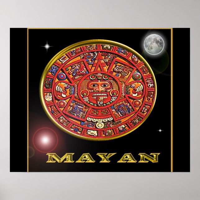 Affiche du calendrier maya (Devant)