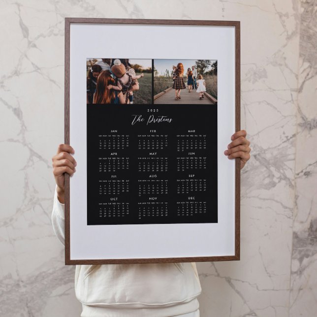 Affiche du calendrier photo 2025 (Créateur téléchargé)