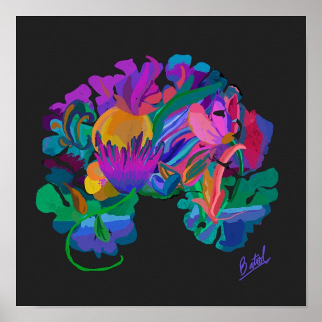 Affiche du cerveau du jardin (Devant)