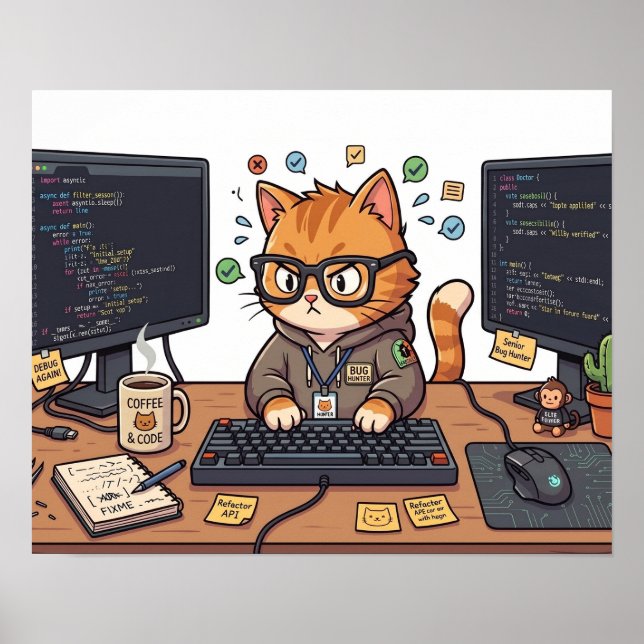 Affiche du Chat Royal (Devant)