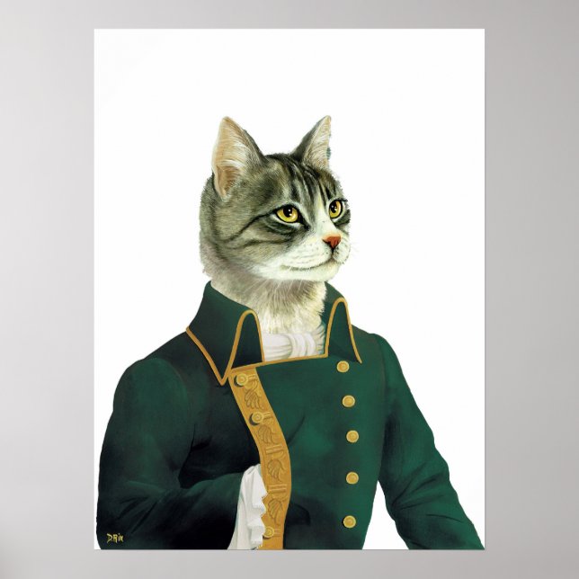 affiche du chat tabby (Devant)