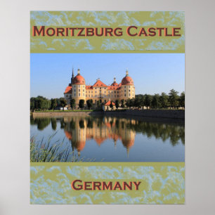 Affiche du château de Moritzburg Allemagne